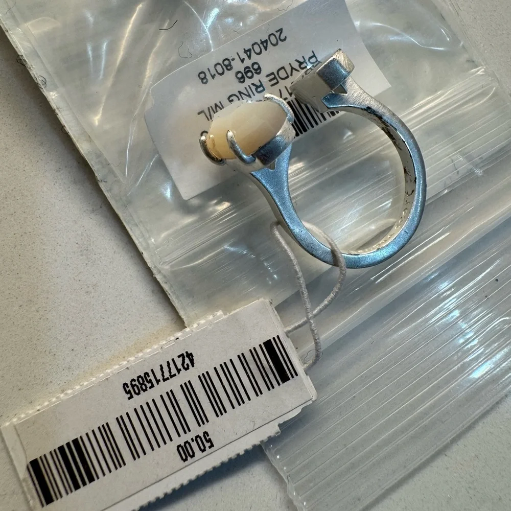 🎉LAST CHANCE🎉 KENDRA SCOTT Pryde Ring Rose Gold/Iridescent Drusy‎